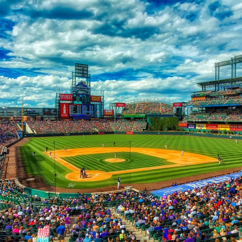 coors field, baseball stadium, colorado rockies