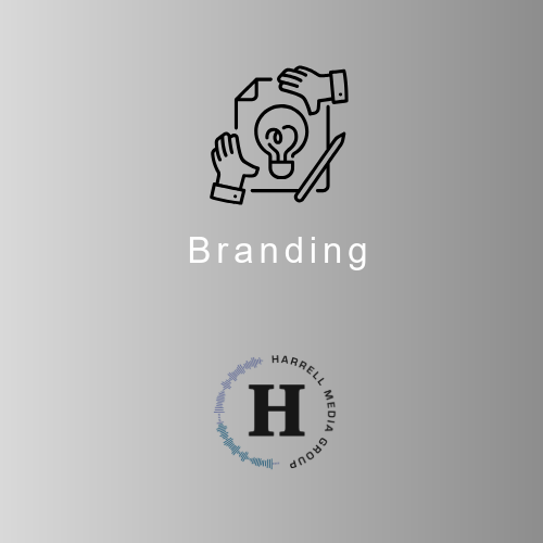 Logo Branding Brand consulting offered by Harrell Media Group